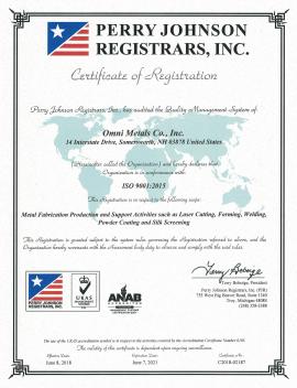 Perry Johnson Registrars, Inc