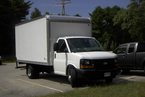 White box truck